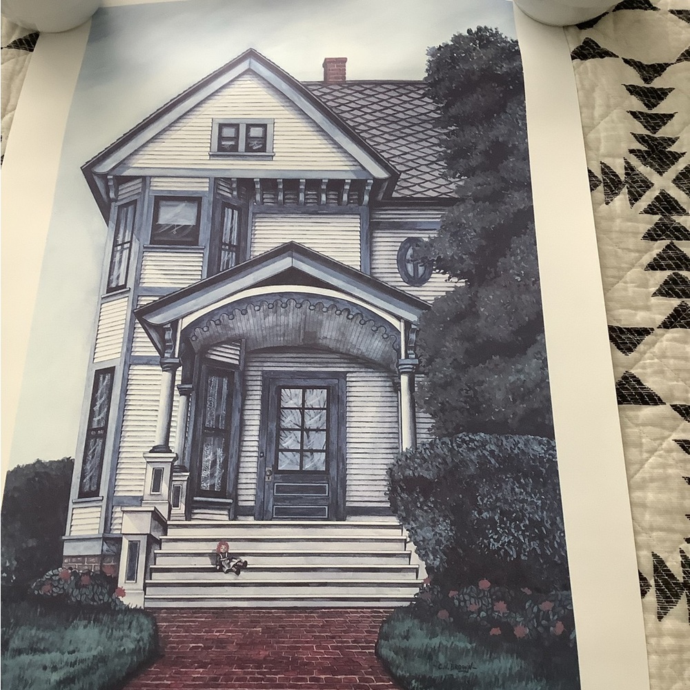 Artist C.J. Brown - Amy’s House print